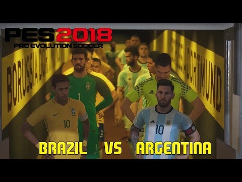 PES 2018 Demo FIRST LOOK | Argentina vs Brazil | Gameplay [Ultra HD]
