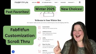 Fabfitfun Winter 2025 - Customization Scroll Thru