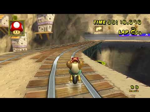 【MKW WR】 Wario's Gold Mine (Glitch) - 32.394 - Justin
