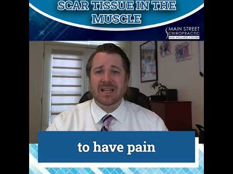 Scar tissue in muscle
