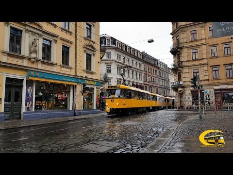Tatra Straßenbahnen Dresden - Impressionen Tatra T4D-MT Teil 5