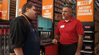 Stop by AutoZone for less delays and more free services like battery testing and charging.
