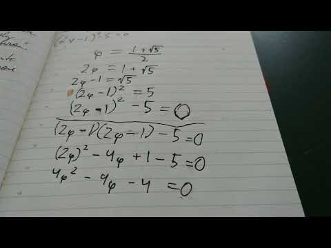 Phi Never Math Simon’s proof that Phi is not transcendental – Geeks out of the box