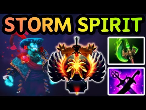 🔥 20 KILL STORM SPIRIT MID NO MANA LEFT, NO ENEMIES LEFT | DOTA 2 GAMEPLAY 🔥