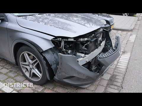 Weer raak; koplampen gestolen uit buitenlandse Mercedes Laan van Poot Den Haag