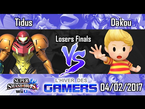 HDG 2017 - Tidus (Samus) vs Dakou (Lucas) - SSB4 Losers Finals