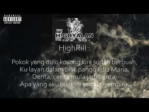 Jsprgry ft.HighRill - HighYalan (Official Lyric Video.) | BPM Borneo |