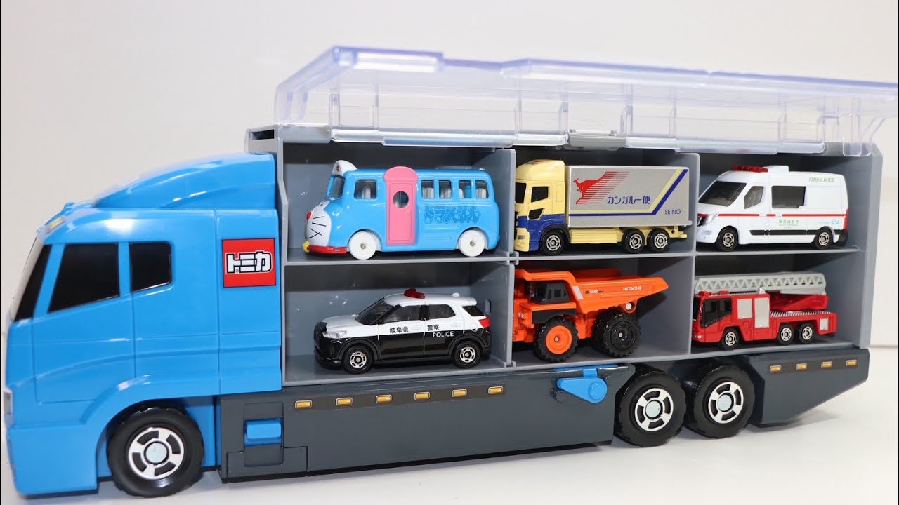 トミカ☆コンボイ はたらくくるま | Toy Vehicle Convoy for Kids〜きゅうきゅうしゃ