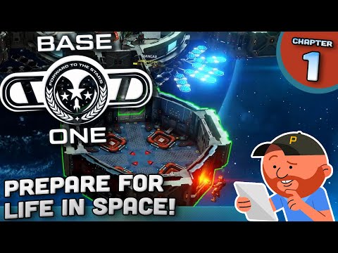 Base One Ep 01 | "Brave New Station" | Space Station Building Sim!