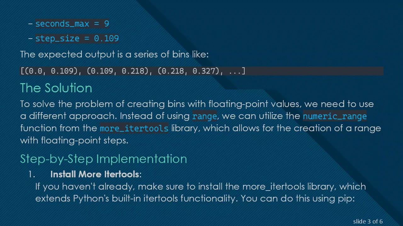 Solving Individual Binning in Python