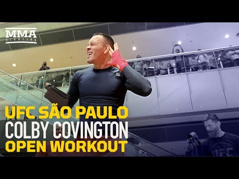 UFC Sao Paulo: Colby Covington Open Workout Highlights  - MMA Fighting