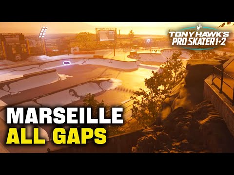 All Marseille Gaps in TONY HAWK'S PRO SKATER 1+2 (Gap Master Guide)