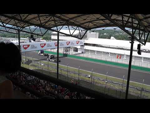 FIA European Truck Racing Championship 2019 Hungaroring Race 1 formation lap start