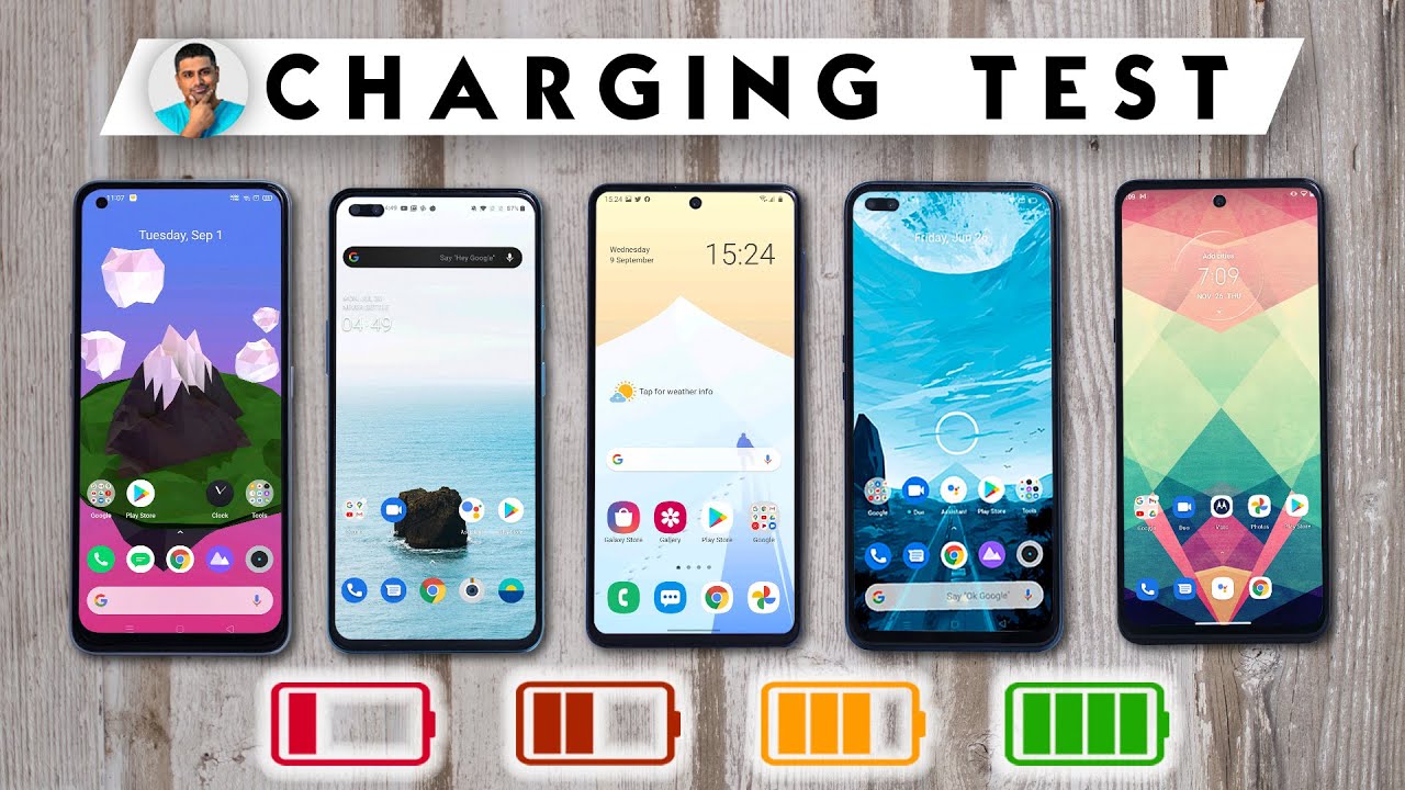 EPIC Battery Charge Test - Moto G 5G vs Realme 7 Pro / X3 SuperZoom / Galaxy M51 / OnePlus Nord