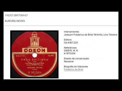 Aurora Neves - Fado Britinho