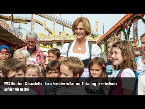 VMS Münchner Schausteller - Karin Seehofer zu Gast und Einladung für viele Kinder auf der Wiesn 2017