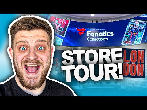 WHAT'S INSIDE the *NEW* FANATICS COLLECTIBLES LONDON Store?! (Regent Street Store!)