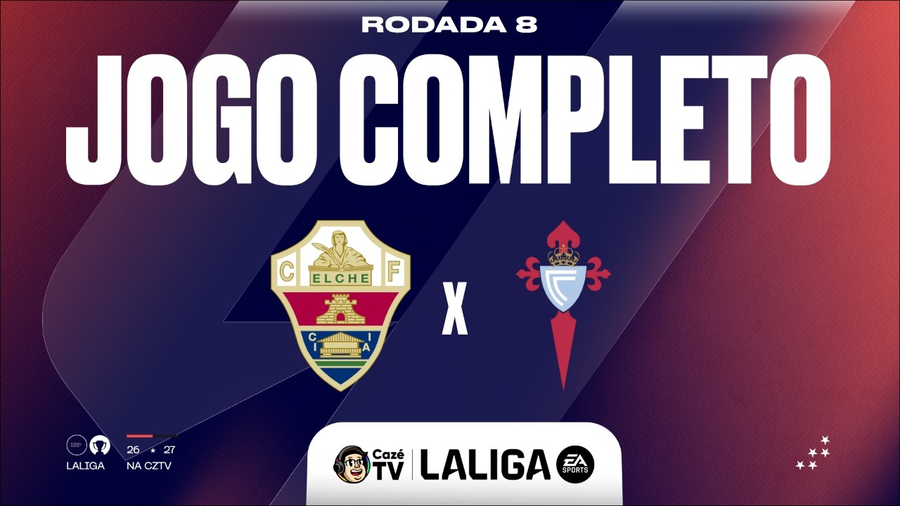 JOGO COMPLETO: ELCHE X CELTA DE VIGO | LALIGA 26/27 | 8ª RODADA