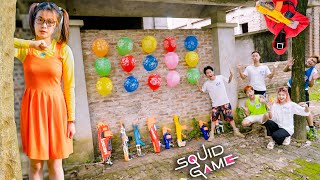 SQUID GAME Million Dollar Bonus | Green Light And Red Light Ball Smash Challenge 2