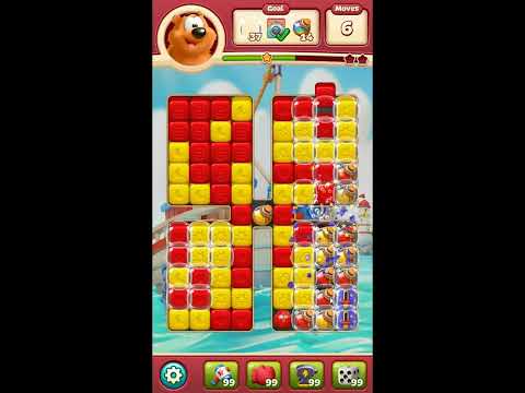 Toon Blast Level 8245 - NO BOOSTERS 🐻🐺🐱 | SKILLGAMING ✔️