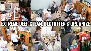 MOST EXTREME WHOLE HOUSE DEEP CLEAN, DECLUTTER & ORGANIZE EVER! Resetting my home for the New Year!