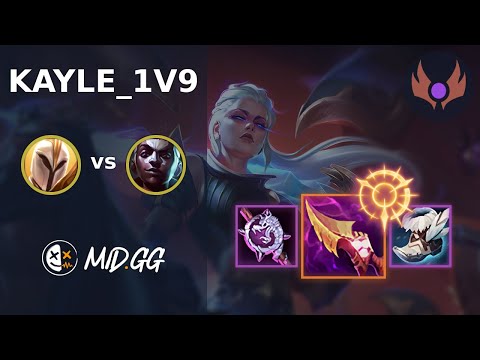 MID.GG: [ kayle_1v9 ] Kayle MID vs Ekko | EUW MASTER | LOL Season 2025