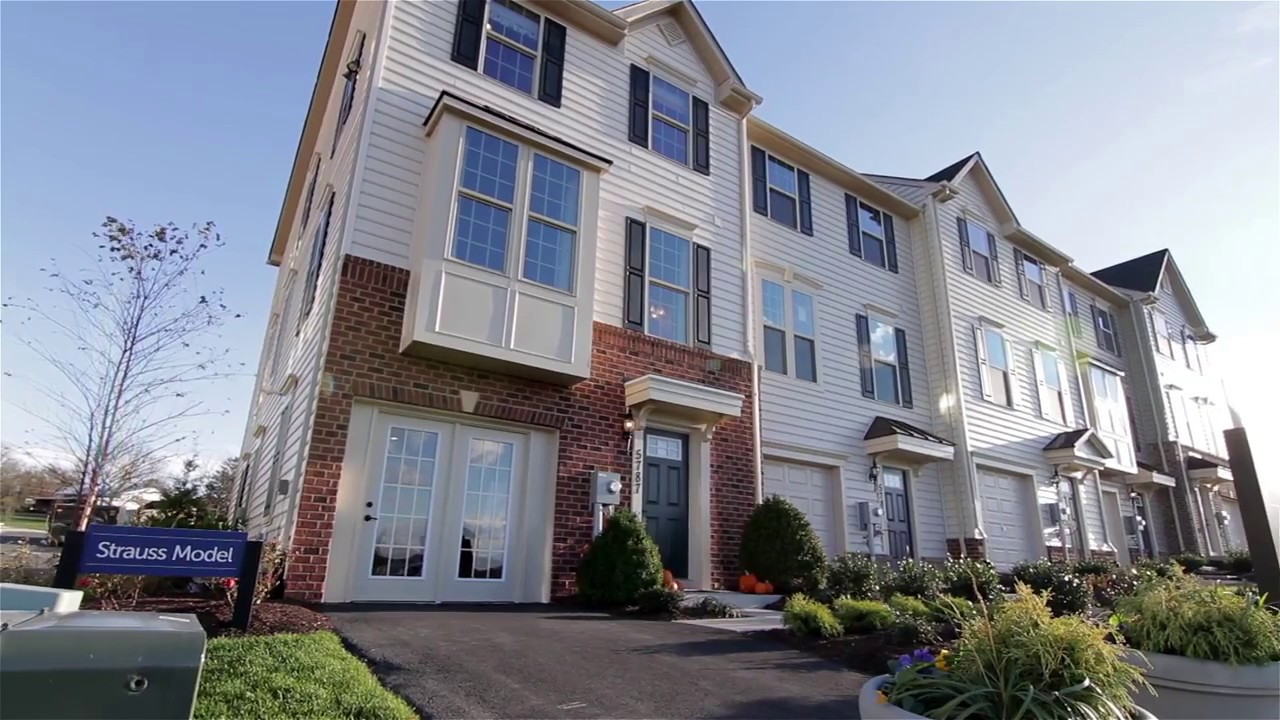 New Strauss Townhome Model for sale at The Enclave At Bradley Square in