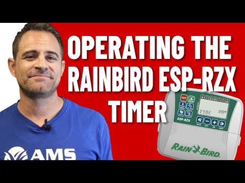 Operating The Rainbird ESP-RZX Timer