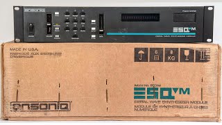 Ensoniq ESQ-M / ESQ-1 (1986) Part 1