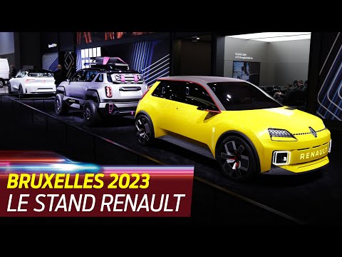 Salon Bruxelles 2023. Le stand Renault