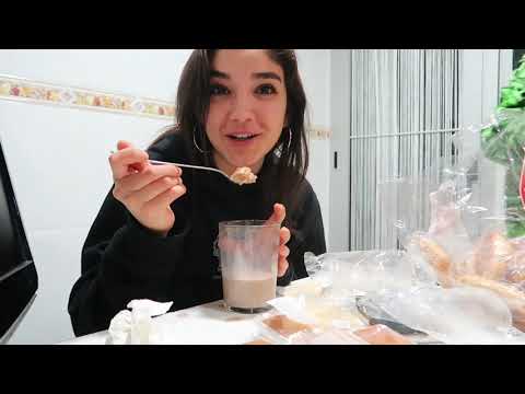 Cambio mi móvil a navidad cenando || By hermoss