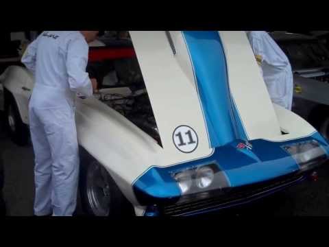 '65 Corvette Stingray Warmup and Rev; Goodwood Revival 2013