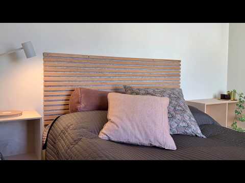 Panel Decorativo Acústico de Roble Claro Natural (Fieltro Gris) | GreenwoodPanel