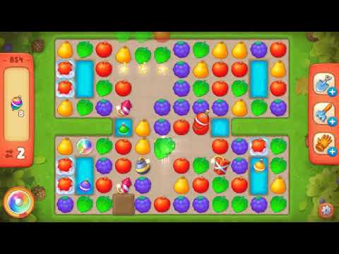 Gardenscapes level 854   how to play
