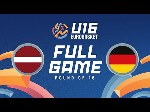 Round of 16 | Latvia v Germany | Full Basketball Game | FIBA U16 EuroBasket 2024