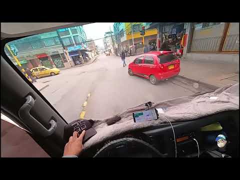 Por las calles de Duitama, Tunja/Boyaca, nos patina el carro! | Pov driving a truck through Colombia
