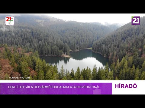 Leállították a gépjárműforgalmat a Szinevéri-tónál