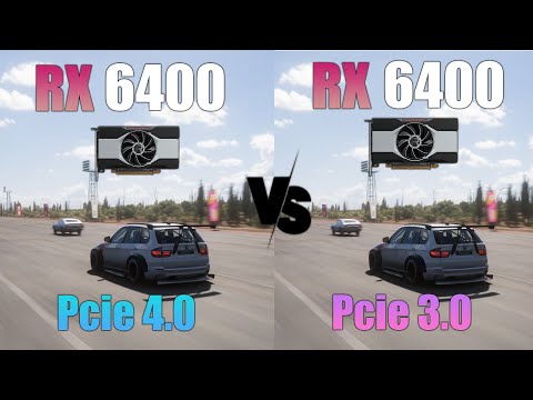 RX 6400 - PCIe 4.0 vs 3.0 : Test in 3 Games