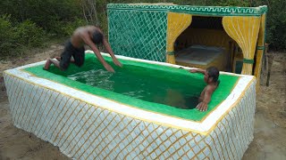 How To Build The Most 3In1 Temple House And Tunnel Swimming Pools
