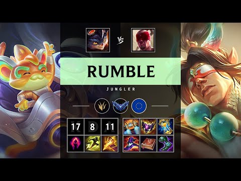 Rumble Jungle vs Lee Sin - EUW Diamond Patch 25.15