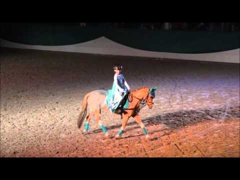 Malu (6) und Senna - Die Eiskönigin - Kür am 12.03.2016 in Zweibrücken