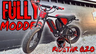 My Fully Modded Ridstar Q20 E-Bike Build