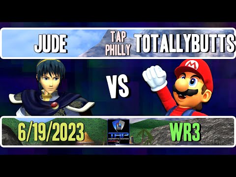 TAP Philly 1: Jude (Marth) Vs. totallybutts (Mario) - WR3