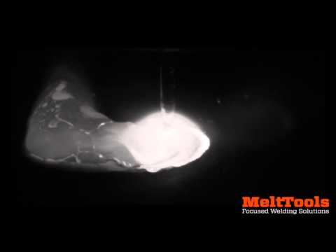 Pulse MIG transfer mode high speed camera view
