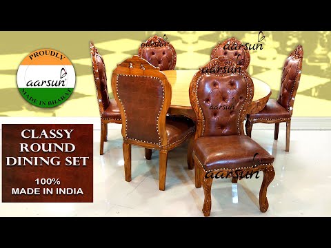 Teak wood wooden antique dining chair, set size: single