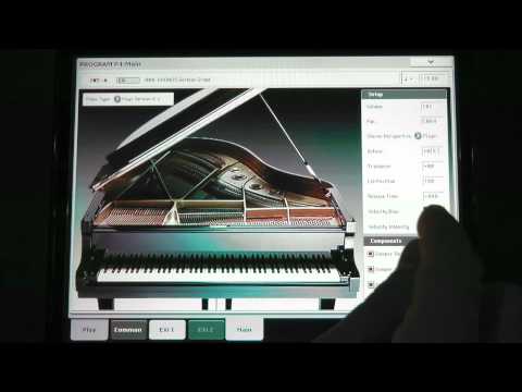Kronos Music Workstation - SGX-1 Premium Piano - In The Studio with Korg