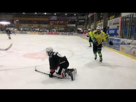 ESC Haßfurt- Waldkirchen 11:3 24.11.2019 Mannschaftsaufstellung / Tore Hora und Hornak / Humba