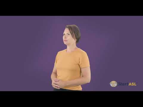 Video thumbnail: How to sign Stomach in ASL