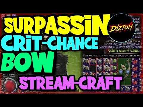 Crit Surpassing Bow Craft | PoE 2 Diztoh Livestream (1/7/26)