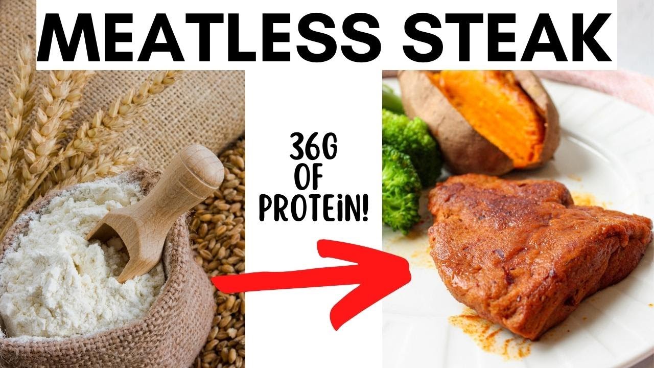 Easy Vegan steak recipe / High protein / Seitan recipe